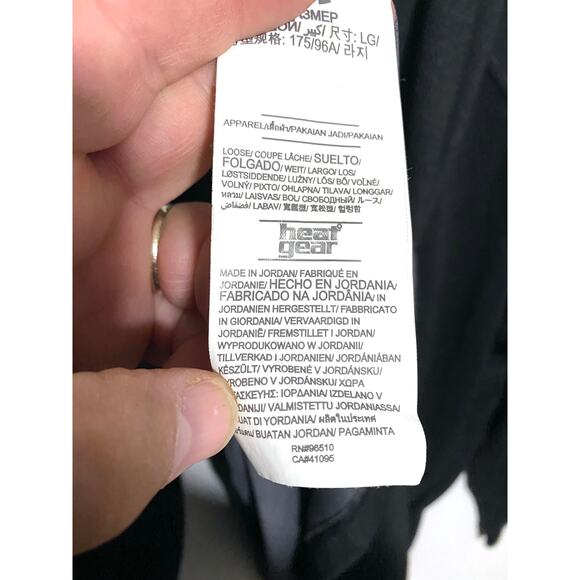 Under Armour Heat Gear Loose Snap Button Collar Pullover Hoodie Mens Large L - Picture 8 of 8